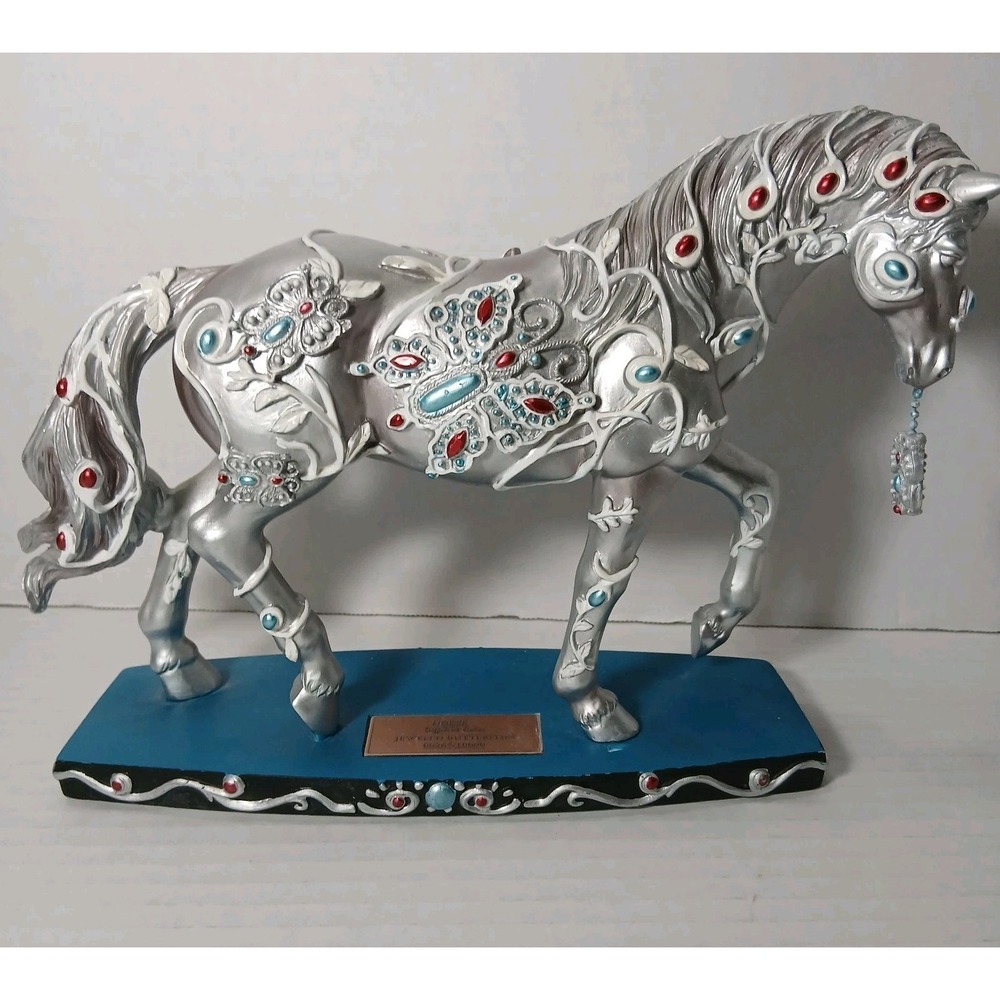 Horse Of A Different Color - Jeweled  Butterflies READ HAS WEAR